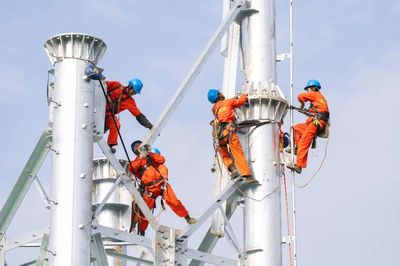 武汉江北城区~柏泉500千伏线路工程全线贯通 铁塔施工圆满完成