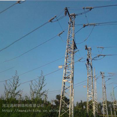 厂家直供输电线架线塔 角钢与钢管塔的选择与优势